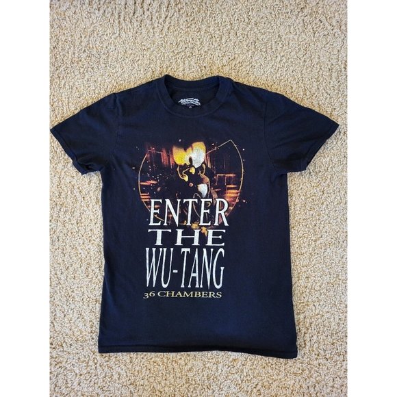 Wu Tang Clan 36 Chambers Shirt Enter The Wu Tang Tee Size Small Black - Picture 10 of 10